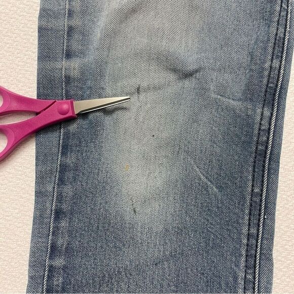 Levi's 511 Black Label Slim Denim Jeans Distressed Men's Size 31x32 - Picture 16 of 16